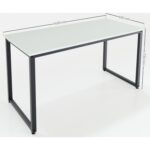 Ceramical MS1 Metal Ayaklı Çalışma Masası - 140cm - Beyaz - Görsel 5