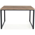 Ceramical MS1 Metal Ayaklı Çalışma Masası - 120cm - Ceviz - Görsel 4