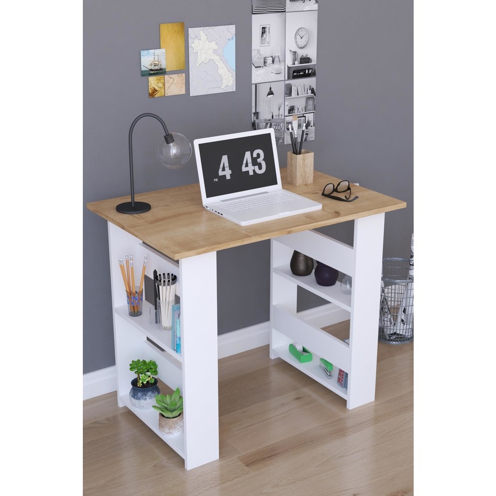 10790958399538.jpg Remaks Arzu Çalışma Masası -Meşe - Görsel 1