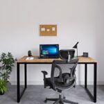 Ceramical MS1 Metal Ayaklı Çalışma Masası - 140cm - Çam - Görsel 2