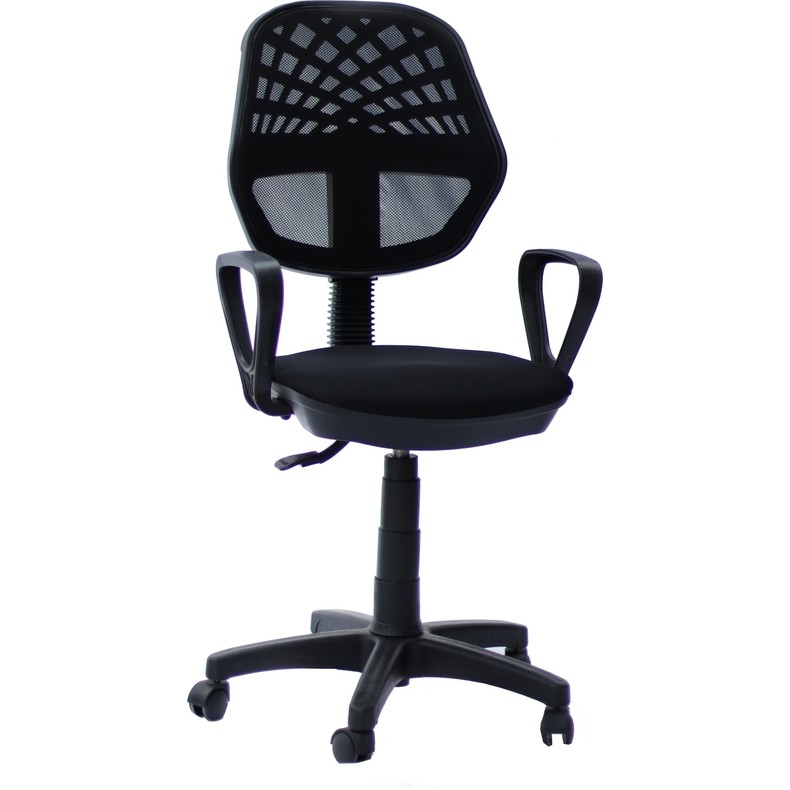 110000030799599.jpg Orianna Design Siyah Fileli Bilgisayar Oyuncu Koltuğu Ofis Çalışma Sandalyesi Koltuğu Döner Sandalye - Görsel 1