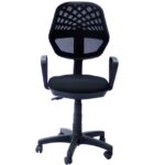 Orianna Design Siyah Fileli Bilgisayar Oyuncu Koltuğu Ofis Çalışma Sandalyesi Koltuğu Döner Sandalye - Görsel 2