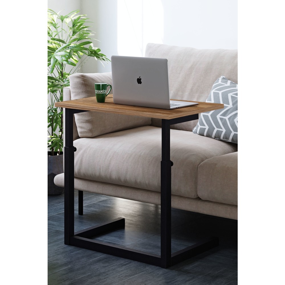110000036104429.jpg Ceramical SPA Yükseklik Ayarlı Laptop Sehpası - Çam - Görsel 1