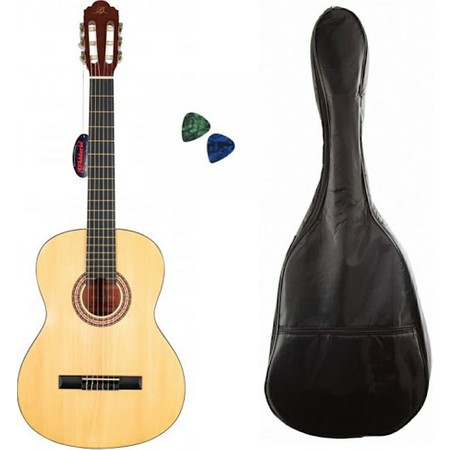 110000055364350.jpg Barcelona Lc 3900 Nl Natural Klasik Gitar Set - Görsel 1