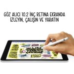 Apple iPad 9.Nesil 256GB  10.2" WiFi Cellular Tablet- MK4H3TU/A Gümüş - Görsel 5