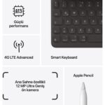 Apple iPad 9.Nesil 256GB  10.2" WiFi Cellular Tablet- MK4H3TU/A Gümüş - Görsel 8