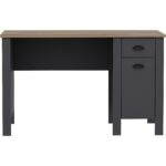 Betroya Teddy Çalışma Masası - Antrasit / Kemençe - Görsel 4