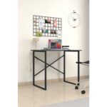 Bofigo 60X90 cm Çalışma Masası Bilgisayar Masası Ofis Ders Yemek Masası Antrasit - Görsel 3