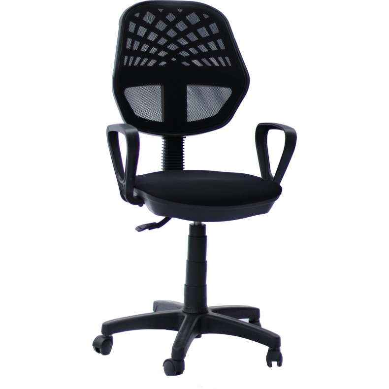 110000092197951.jpg Orianna Design Fileli Terletmez Kumaş Ofis Koltuğu, Çalışma Koltuğu, Bilgisayar Sandalyesi - Görsel 1