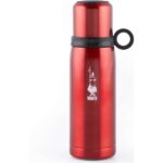 Bialetti Kapaklı 12 Saat Sıcak 24 Saat Soğuk Kırmızı Paslanmaz Çelik Termos 460 ml DCXIN00001