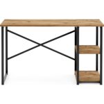 Ceramical MSR Raflı Çalışma Masası - 60x120cm - Çam - Görsel 3