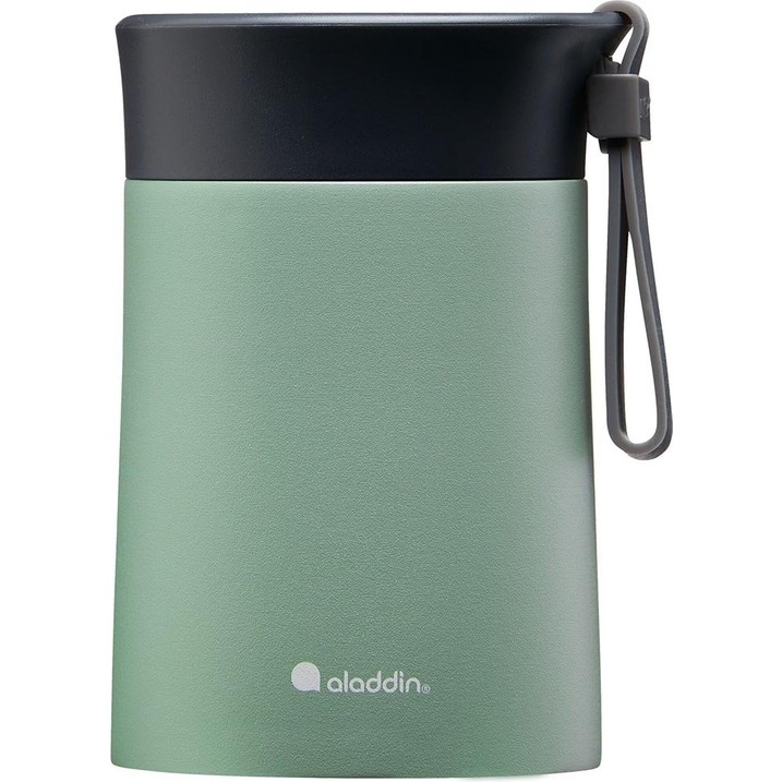 110000191056783.jpg Aladdin Bistro Thermavac Paslanmaz Çelik Yemek Termosu 0,40 Lt - Görsel 1