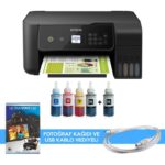 Epson Tanklı L3260 Photoink Mürekkepli Tanklı Yazıcı (1 Siyah Mürekkep ve Fotoğraf Kağıdı Hediyeli)
