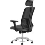 Calitte Yönetici Çalışma Koltuğu | Spark Başlıklı | Siyah Krom - Görsel 4