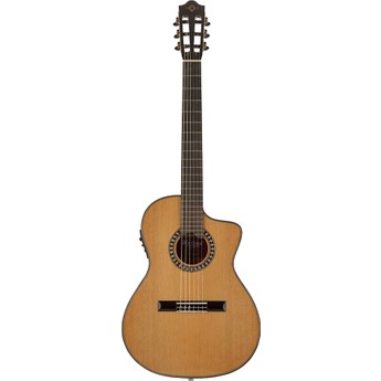 110000290834885.jpg Martinez MP-1 PRE CET Cutaway İnce Kasa Elektro Klasik Gitar - Görsel 1