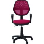 Msy Fence Pembe Fileli Çalışma Koltuğu, ofis büro personel koltuğu ergonomik ders calışma koltuğu- sandalyesi - Görsel 3