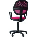 Msy Fence Pembe Fileli Çalışma Koltuğu, ofis büro personel koltuğu ergonomik ders calışma koltuğu- sandalyesi - Görsel 2