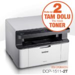 Brother DCP-1511 Çok Fonksiyonlu Mono Laser Yazıcı 2 Tam Toner Hediyeli