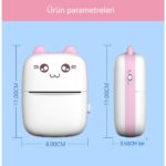 Oloey Xueba Ev Mini Cep Yazıcısı (Yurt Dışından) - Görsel 4