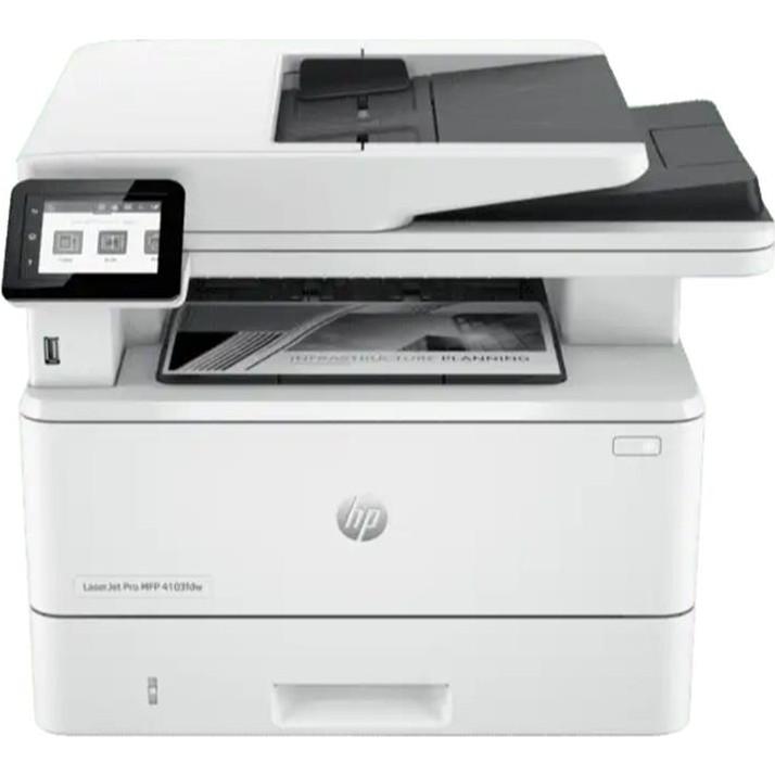 110000413629876.jpg HP LaserJet Pro MFP 4103fdw Yazıcı, Baskı, Fotokopi, Tarama, Faks, Duplex ADF, Wi-fi, 2Z629A - Görsel 1