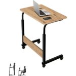 servetavcı Yükseklik Ayarlı Ayakta ve Oturumda Kullanılabilen Çalışma Masası - Atlantik Çam (Frenli Tekerli) - Görsel 3