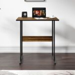 Ceramical MSE2 Metal Ayaklı Çalışma Masası - Ceviz - Görsel 2