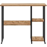 Ceramical MSR2 Metal Ayaklı Bilgisayar Çalışma Masası - Çam - Görsel 5