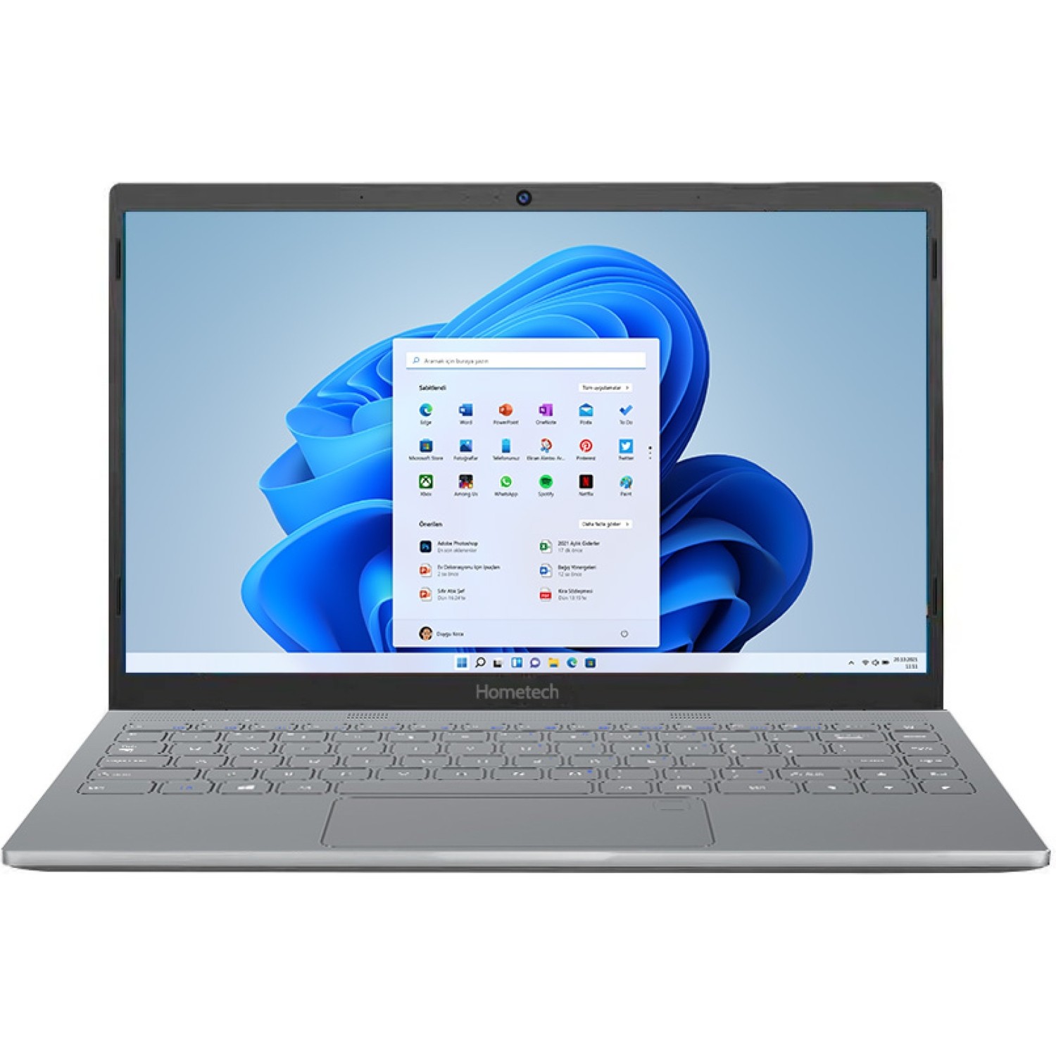 110000485469529.jpg Hometech Alfa 620C Intel Celeron N4020 4 GB 128 GB SSD Windows 11 14.1" Tn Taşınabilir Bilgisayar - Görsel 1