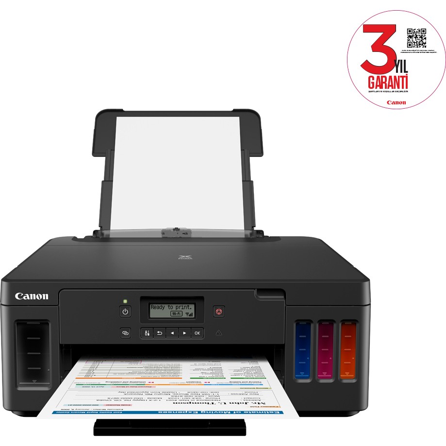 110000511522495.jpg Canon G5040 Renkli Mürekkep Tanklı Yazıcı/ Wifi/Duplex (Canon Eurasia Garantili) - Görsel 1