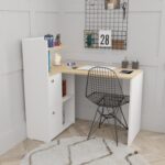 Durusilya Mobilya L Çalışma Masası Kitaplıklı Dolaplı Sol Yön - Görsel 2