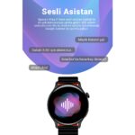 Spovan Atlasx Mate Amoled Aod Arama Cevaplama Tansiyon Stres Akıllı Saat - Görsel 3