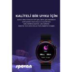 Spovan Atlasx Mate Amoled Aod Arama Cevaplama Tansiyon Stres Akıllı Saat - Görsel 5