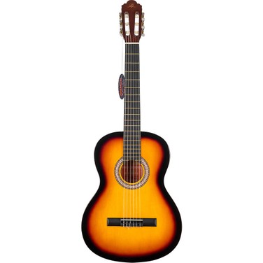 110000568083669.jpg BARCELONA LC 3900 BS Brown Sunburst Klasik Gitar - Görsel 1
