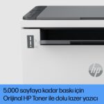 HP LaserJet Tank MFP 1602w Yazıcı, Baskı, Fotokopi, Tarama, Çift bantlı Wi-Fi, Siyah-Beyaz, 2R3E8A  - Görsel 3