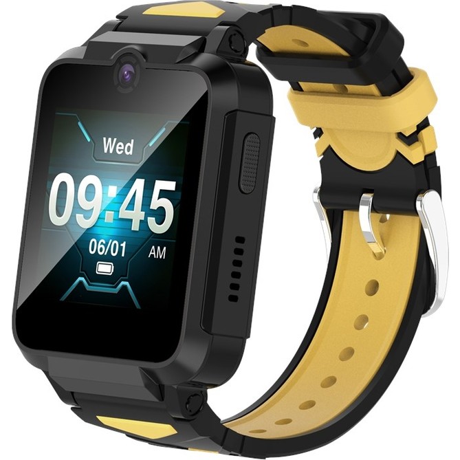 110000580689734.jpg TCL MT42X Movetıme Akıllı Çocuk Saati Siyah & Sarı - Görsel 1