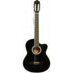 Barcelona LC 3900 CEQ BK Elektro Klasik Gitar