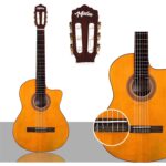 Midex CG-395YL Klasik Gitar 4/4 Kesik Kasa Full Set (Çanta Askı Tuner Metod Pena) - Görsel 3