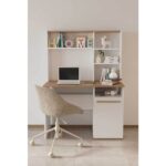 Sandalie Genç Eva Çalışma Masası -Sarı Meşe&beyaz - Görsel 3