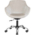 Markaelz Krom Metal Ayaklı Ofis Çocuk Odası Çalışma Sandalyesi (Ayarlanılabilir) Monoko