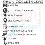 BabySmart Q19 LBS Konumlu Akıllı Çocuk Takip Saati Sim Kartlı Arama, Kameralı, Gizli Dinleme Özellikli - Görsel 3