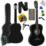 Midex CG-36BK-PAK Kaliteli 36 Inç 3/4 Juniur Çocuk Gitarı 8-12 Yaş Arası (Çanta Tuner Askı Pena Metod)