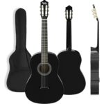 Midex CG-36BK Kaliteli 36 Inç 3/4 Juniur Çocuk Gitarı 8-12 Yaş Arası (Çanta Askı Pena Metod) - Görsel 2