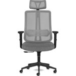 Calitte Yönetici Çalışma Koltuğu | Spark Başlıklı | Gri Siyah - Görsel 2