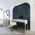 Lagomood Zenith Çalışma Masası 150cm Beyaz Meşe - Görsel 2