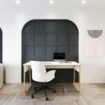 Lagomood Zenith Çalışma Masası 150cm Beyaz Meşe - Görsel 4