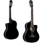 Midex MGX-100BK-BAG Üst Seviye Klasik Gitar 4/4 Sap Ayarlı Gül Klavye (Tuner Çanta Askı Capo Metod Pena) - Görsel 4