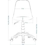 Vilinze Eames Çalışma Koltuğu Tekerlekli Ofis sandalyesi - Görsel 4