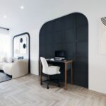 Lagomood Zenith Çalışma Masası 90CM Antrasit Ceviz - Görsel 2