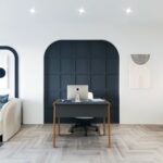 Lagomood Zenith Çalışma Masası 90CM Antrasit Ceviz - Görsel 4