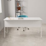 Lagomood Ella Çalışma Masası 150 cm Beyaz - Görsel 2